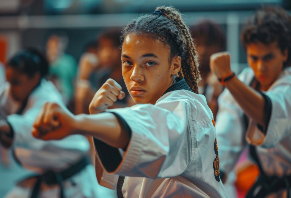 Karate club at Embu College